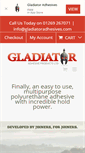Mobile Screenshot of gladiatoradhesives.com